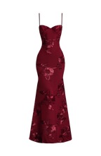 Nefertiti Maxi Dress - Burgundy