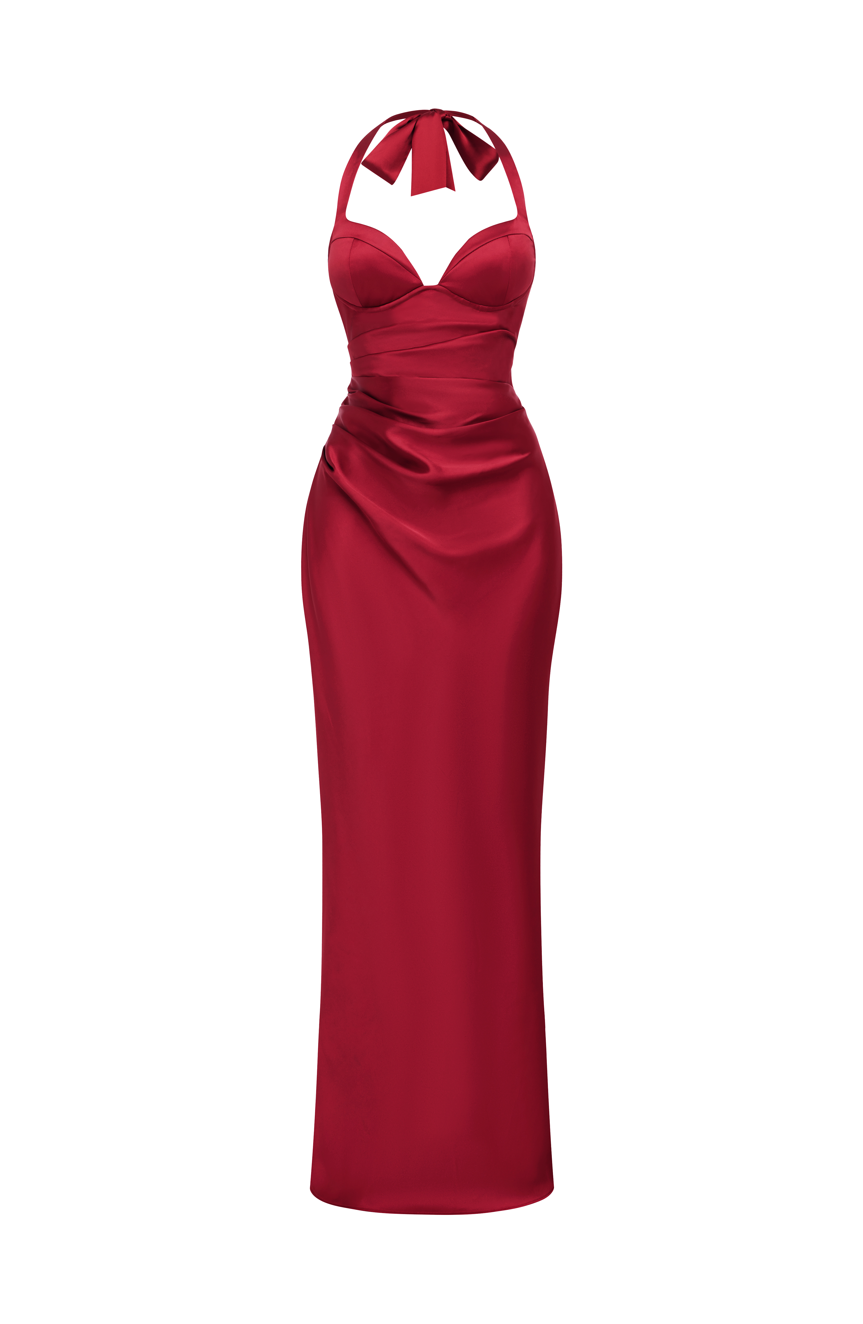 Ophelia Maxi Dress - Deep Red