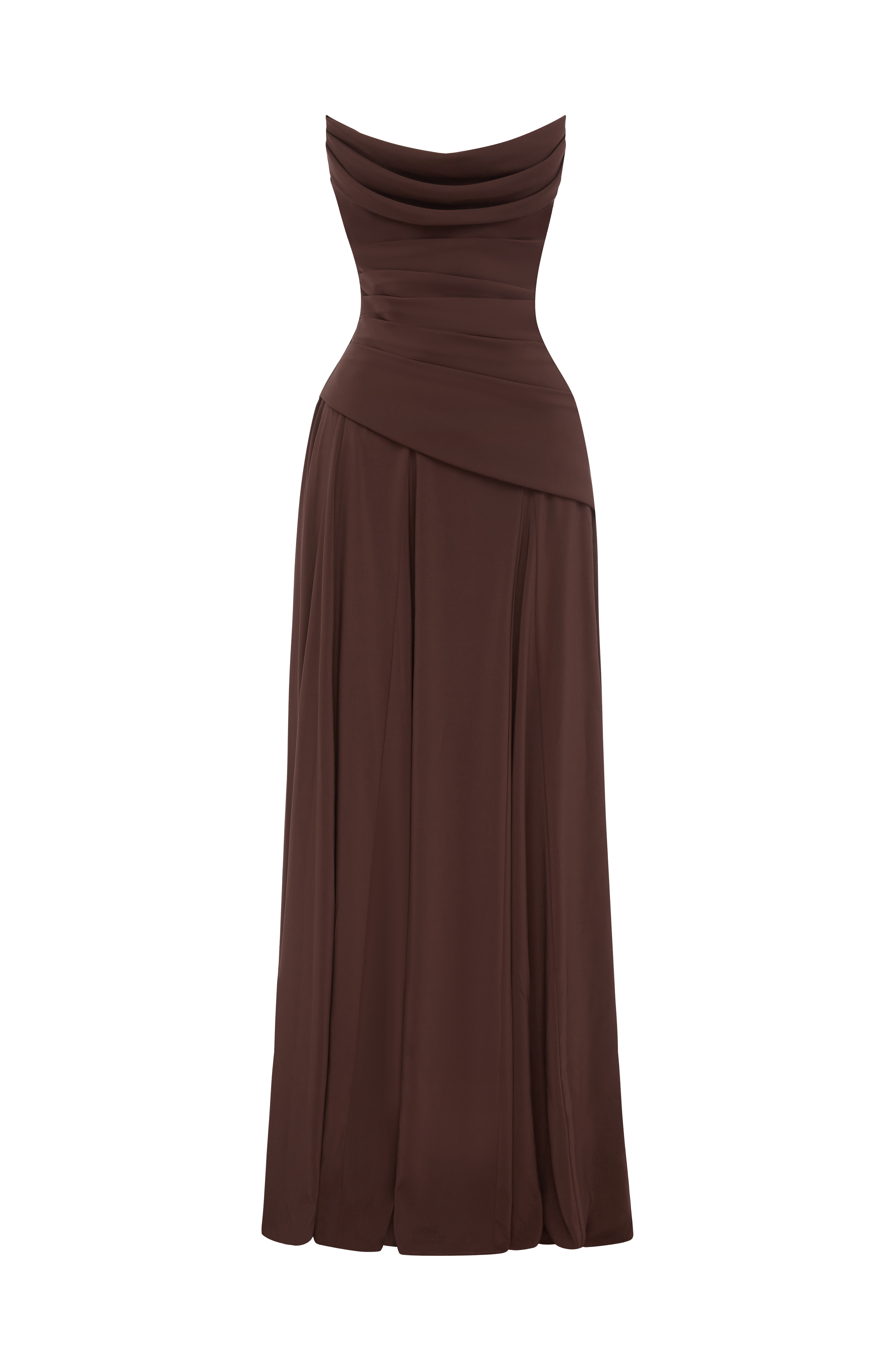 Patricia Maxi Dress - Plum Brown