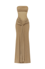 Paula Maxi Dress - Gold Sparkle