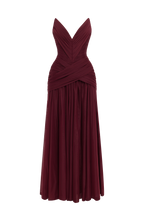 Persephara Maxi Dress - Cherry Lacquer