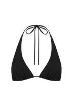 Pietra Triangle Bikini Top - Black