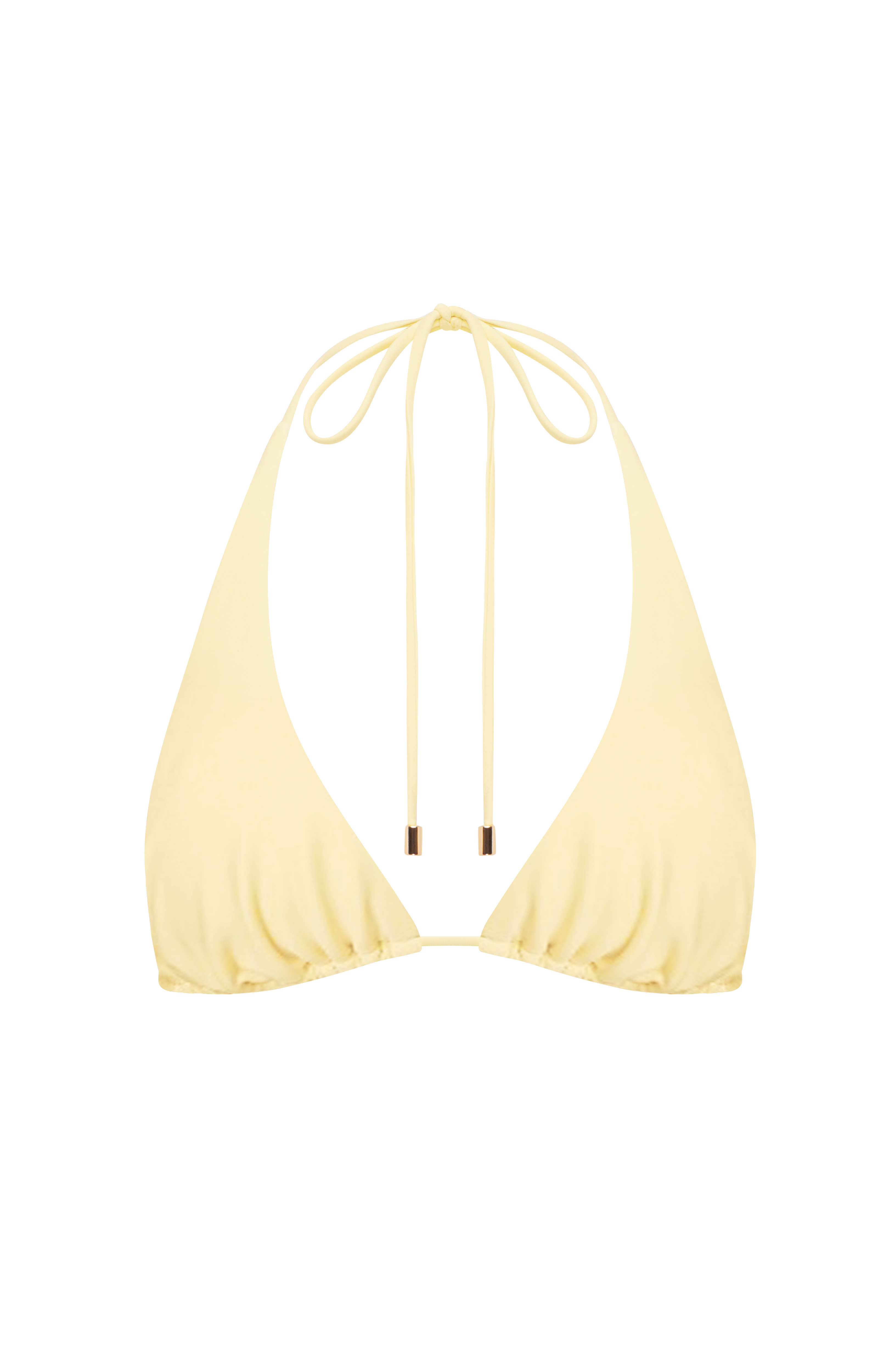 Pietra Triangle Bikini Top - Lemon
