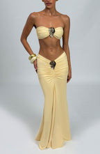 Sonny Maxi Skirt - Lemon