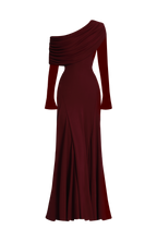 Rafaela Maxi Dress - Cherry Lacquer