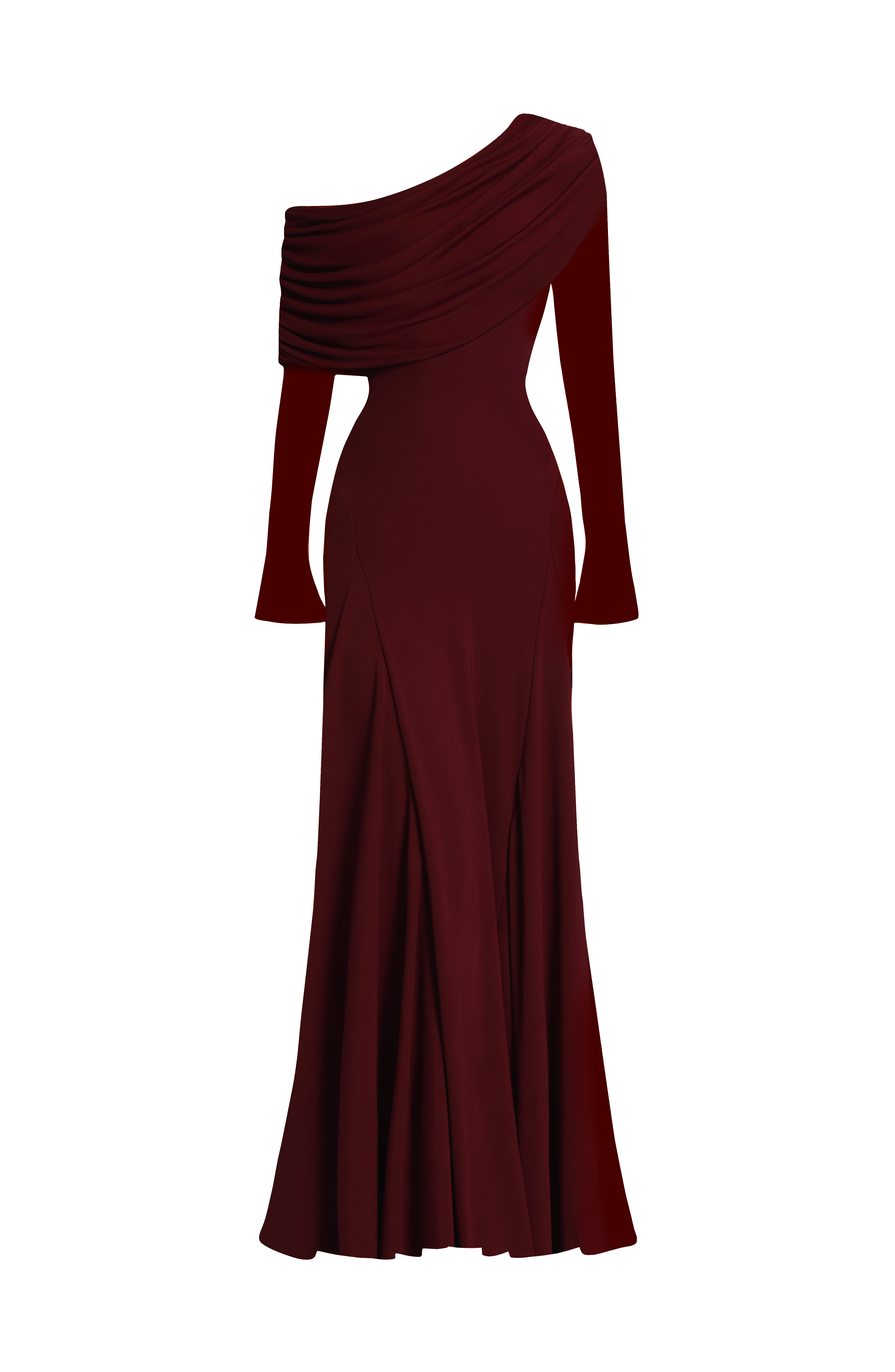 Rafaela Maxi Dress - Cherry Lacquer
