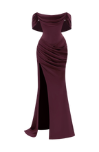 Riona Gown - Cherry Lacquer