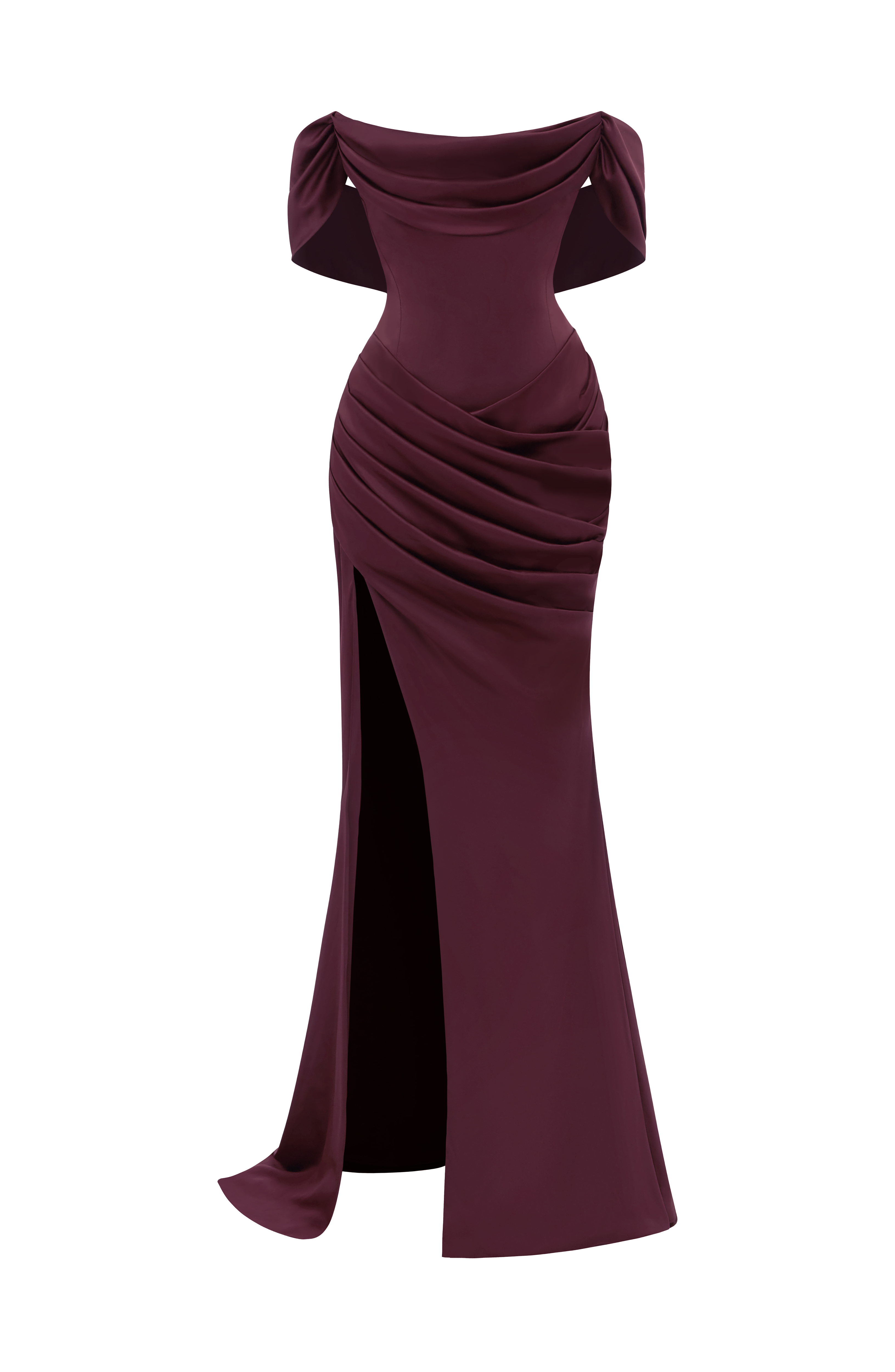Riona Gown - Cherry Lacquer