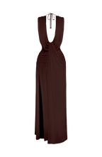 Romilly Gown - Plum Brown