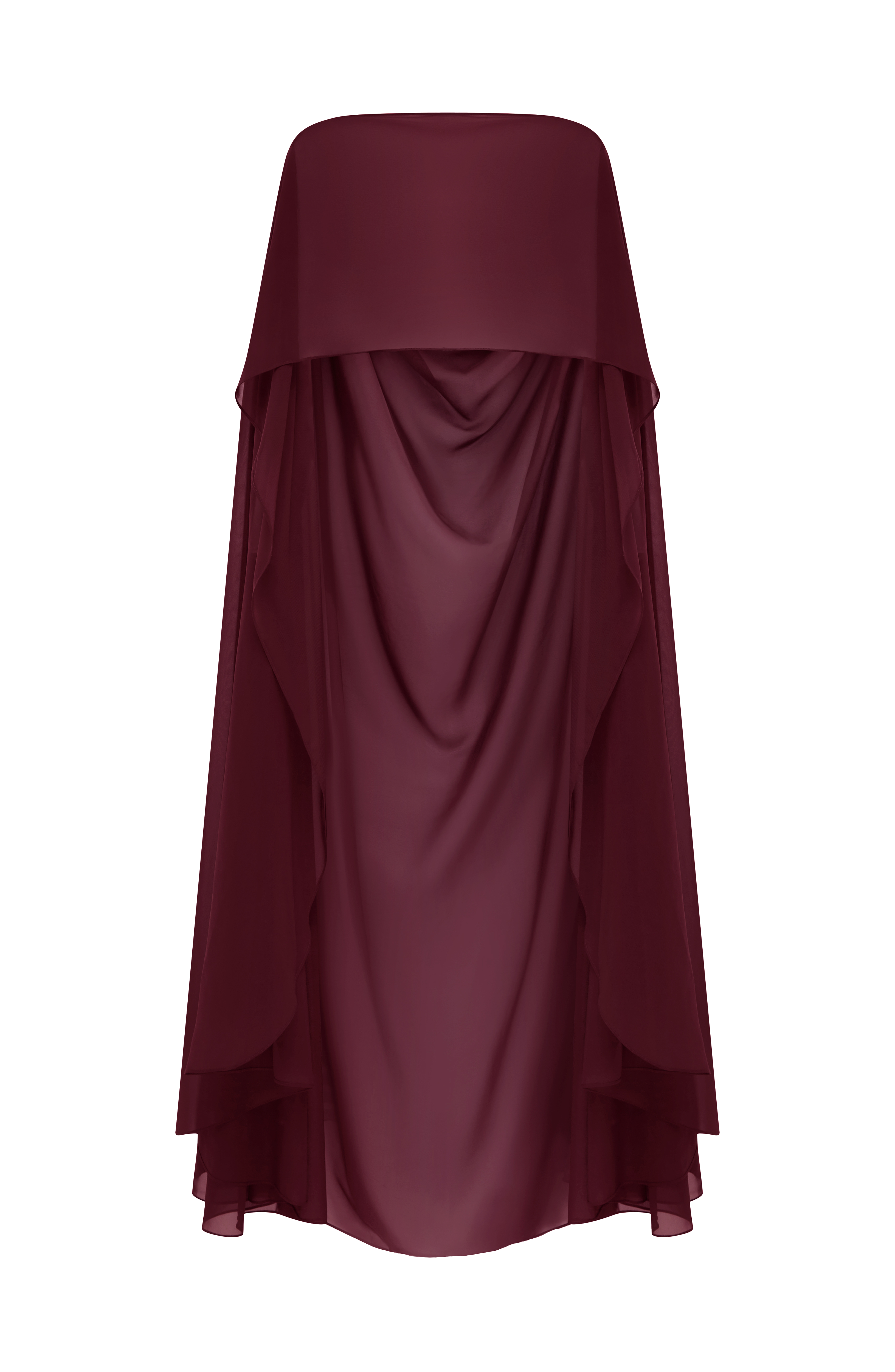 Romy Cape - Cherry Lacquer