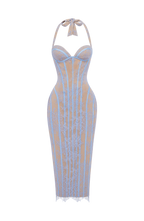 Rona Midi Dress - Powder Blue