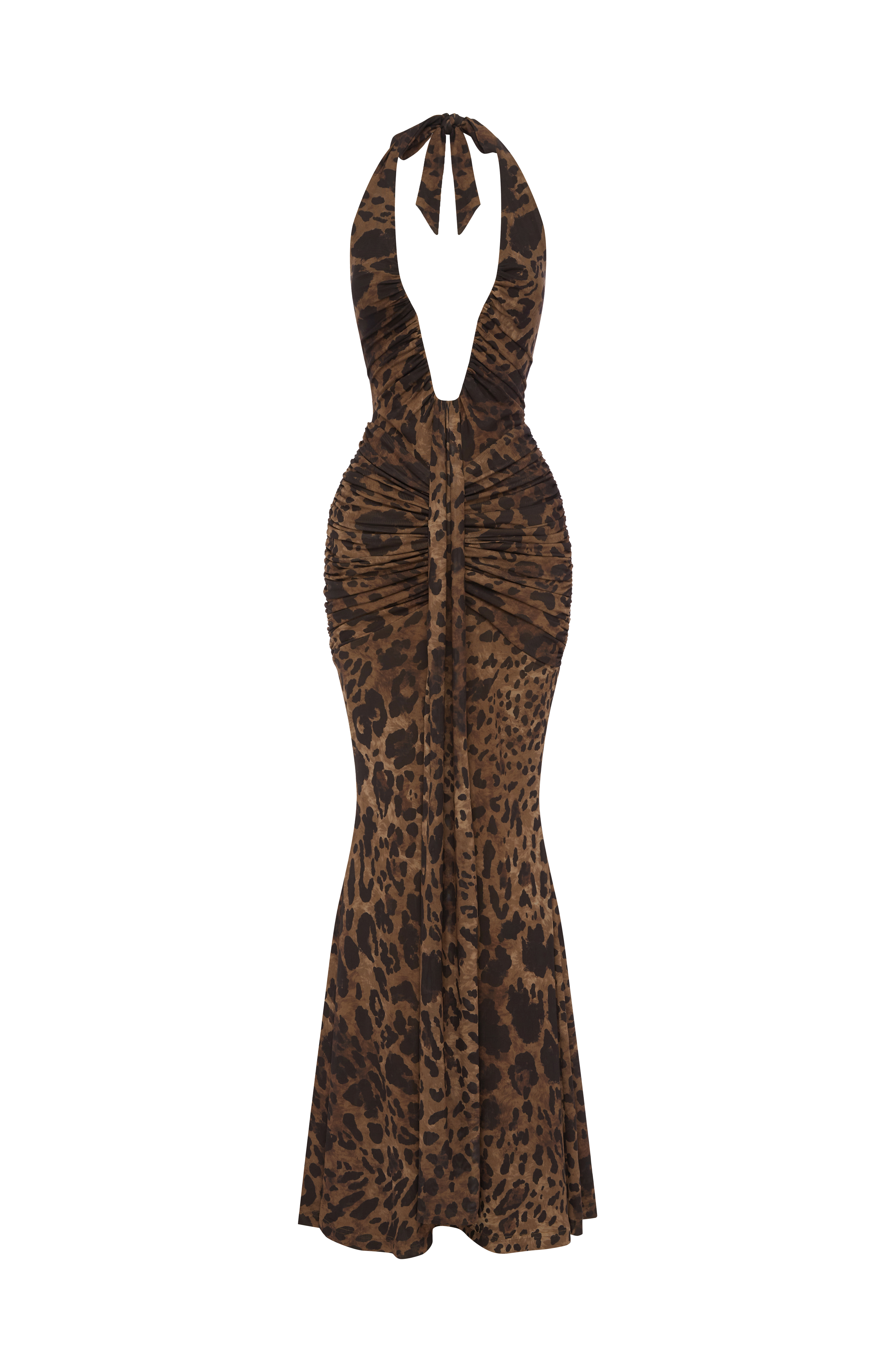 Rosetta Maxi Dress - Leopard Print