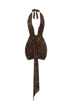Rosetta Mini Dress - Leopard Print