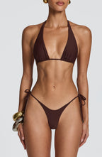 Kiki Bikini Bottom - Plum Brown