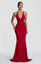 Olenia Gown - Deep Red