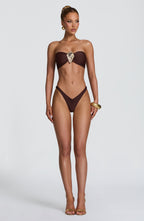 Nuala Bandeau - Plum Brown