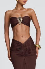 Nuala Bandeau - Plum Brown