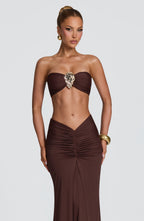 Nuala Bandeau - Plum Brown