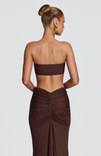 Nuala Bandeau - Plum Brown
