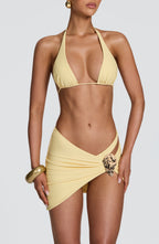Edie Mini Sarong - Lemon