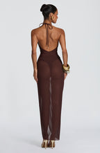 Talia Sarong - Plum Brown
