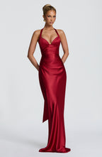 Ophelia Maxi Dress - Deep Red