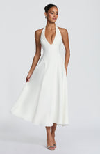 Hayden Midi Dress - Ivory