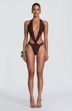 Stella Swimsuit - Plum Brown