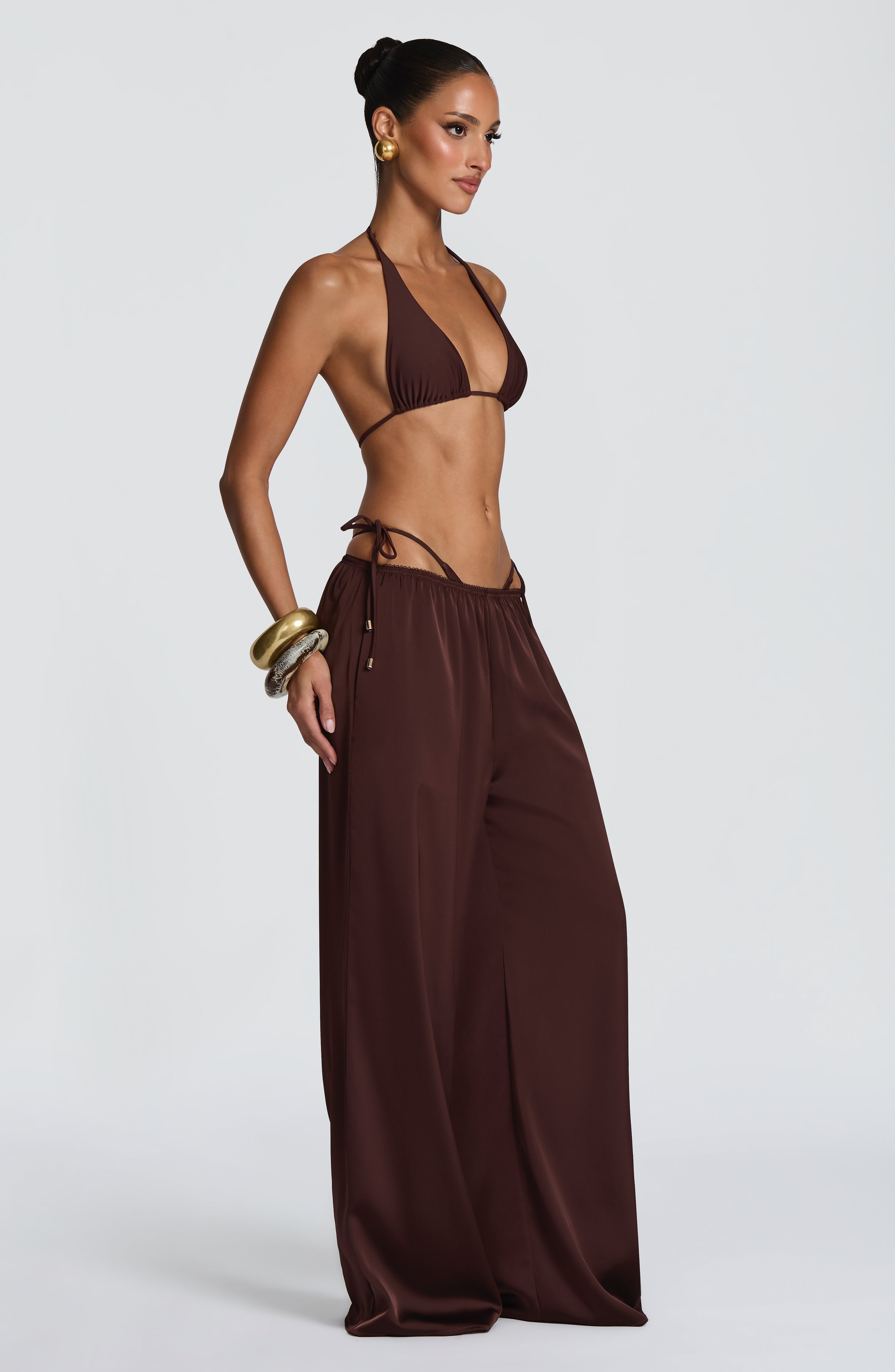 Soleil Pants - Plum Brown