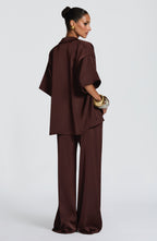 Soleil Pants - Plum Brown