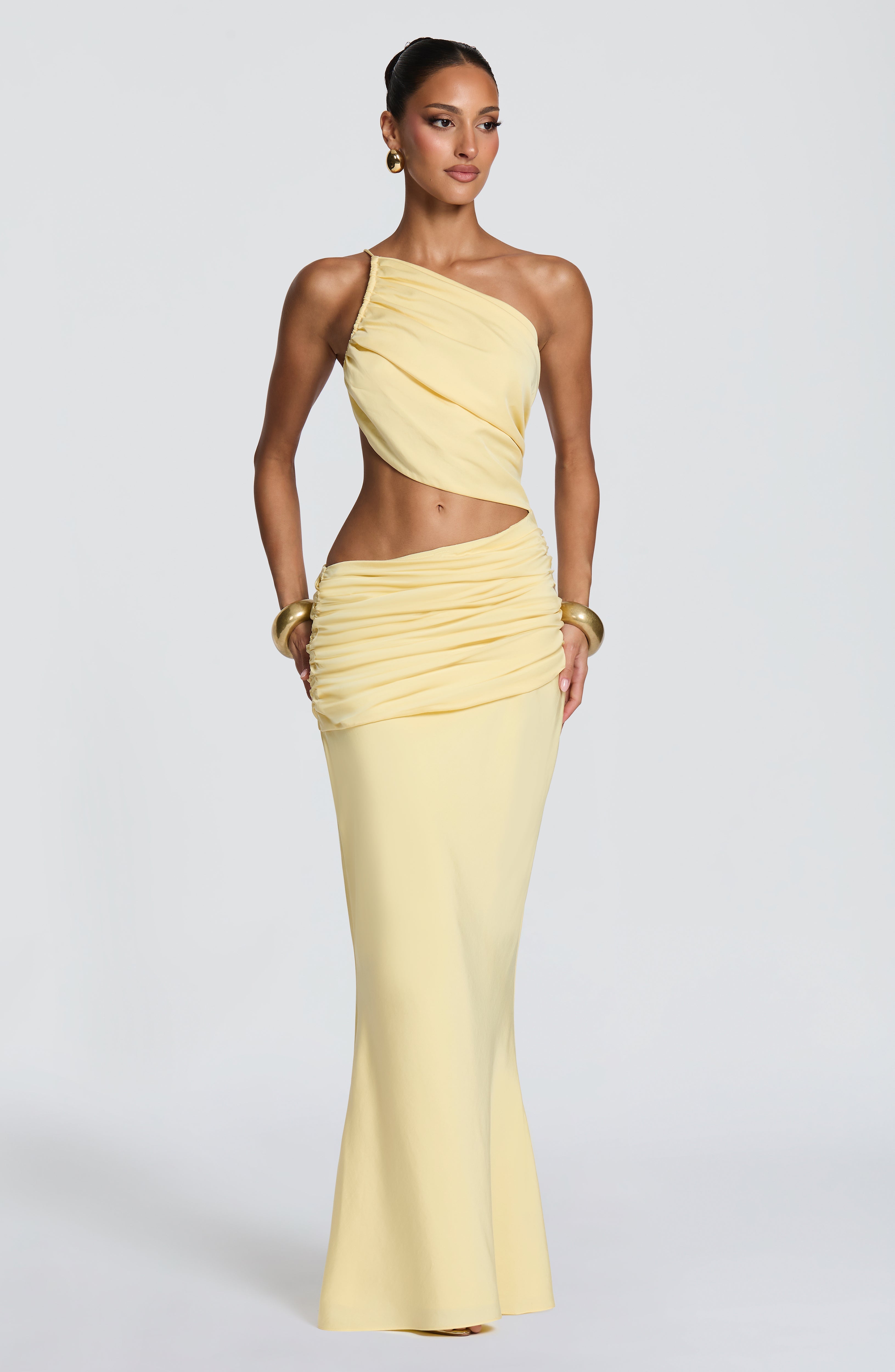 Meadow Maxi Dress - Lemon