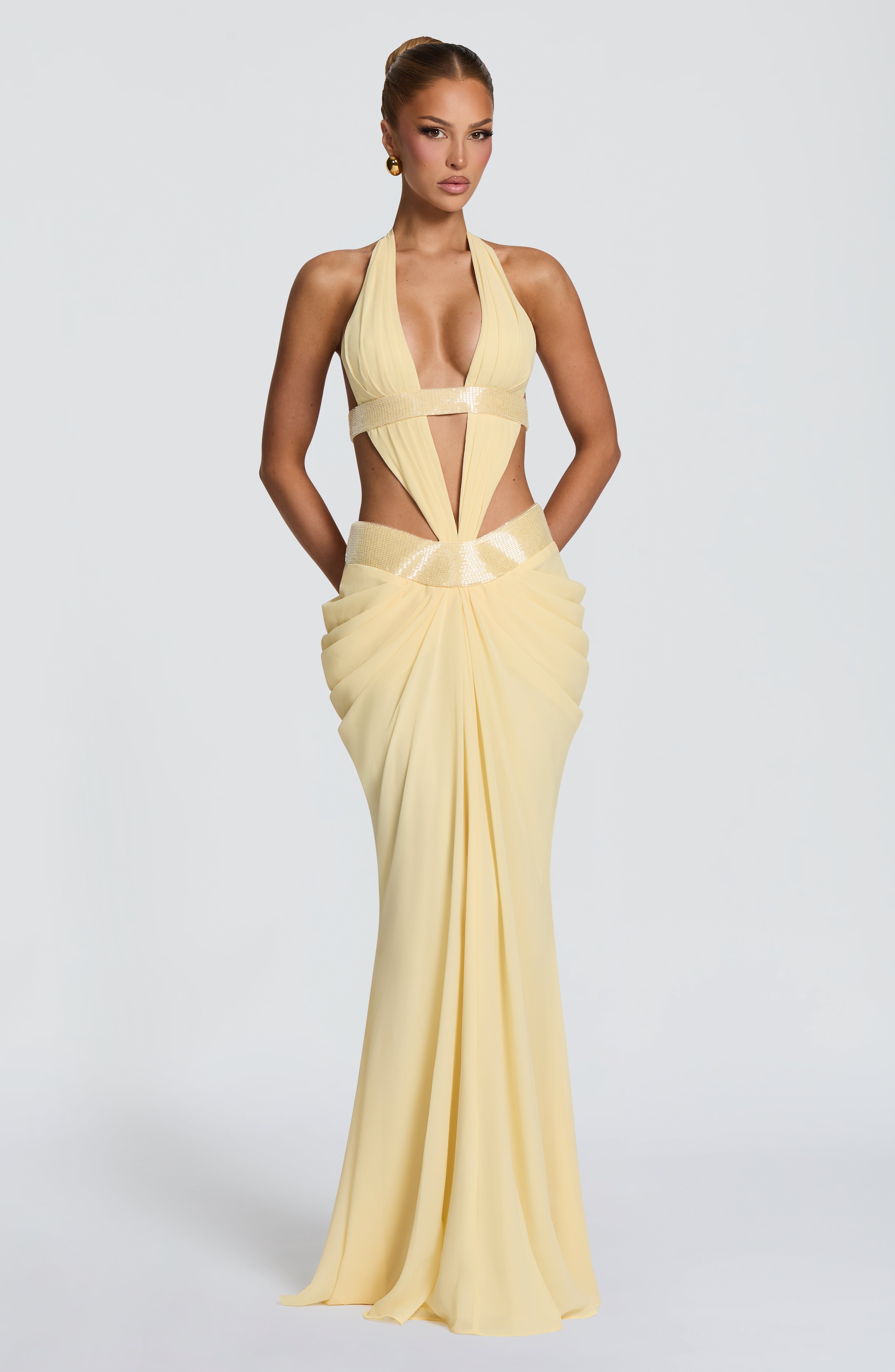 Sophie Maxi Dress - Lemon