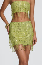 Blaise Mini Skirt - Olive