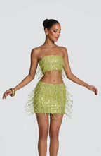 Blaise Mini Skirt - Olive