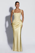 Alexandria Maxi Dress - Lemon