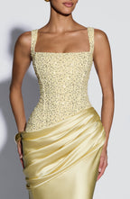 Alexandria Maxi Dress - Lemon