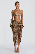 Talia Sarong - Leopard Print