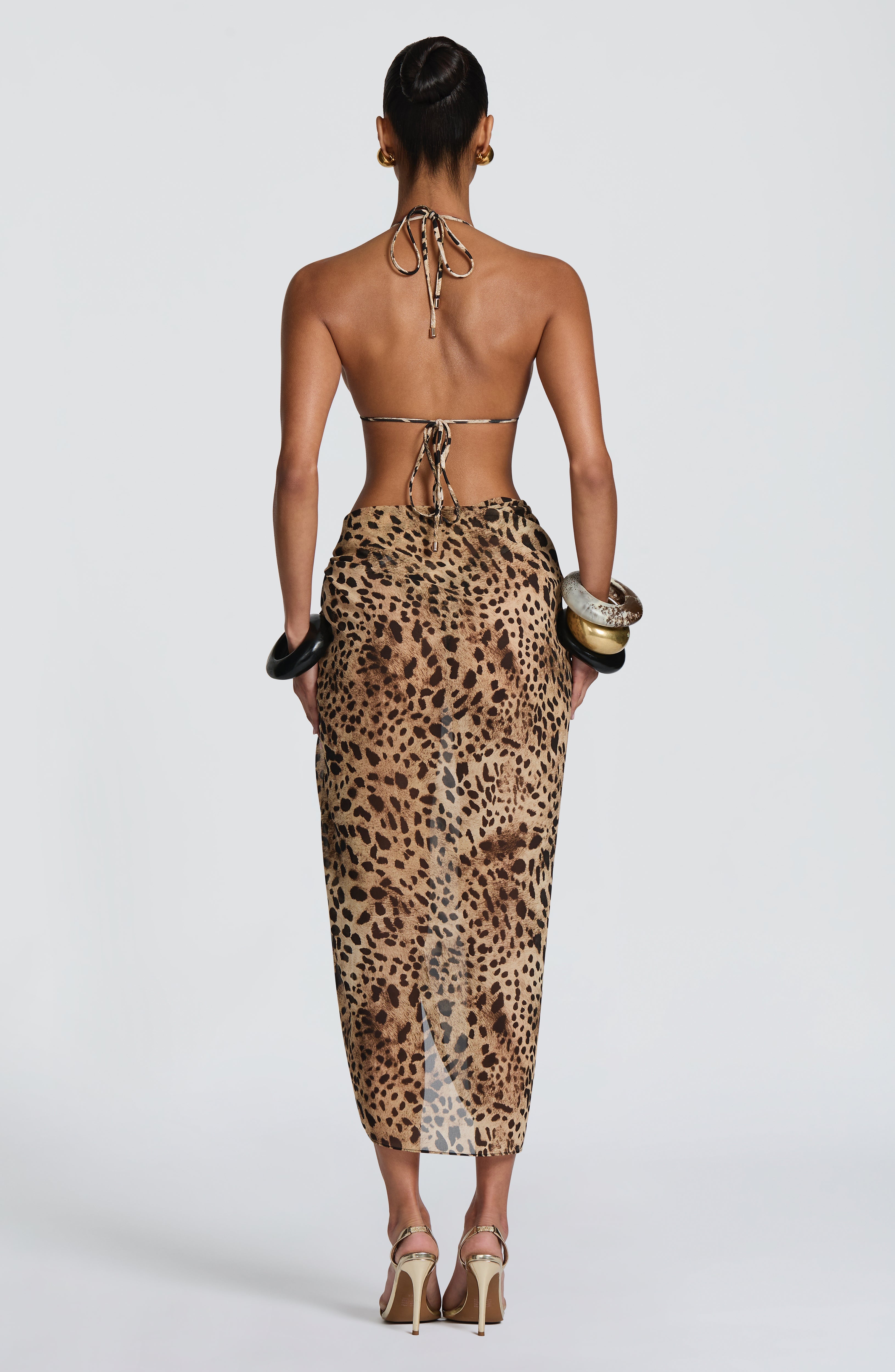 Talia Sarong - Leopard Print
