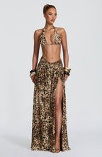 Madara Maxi Skirt - Leopard Print
