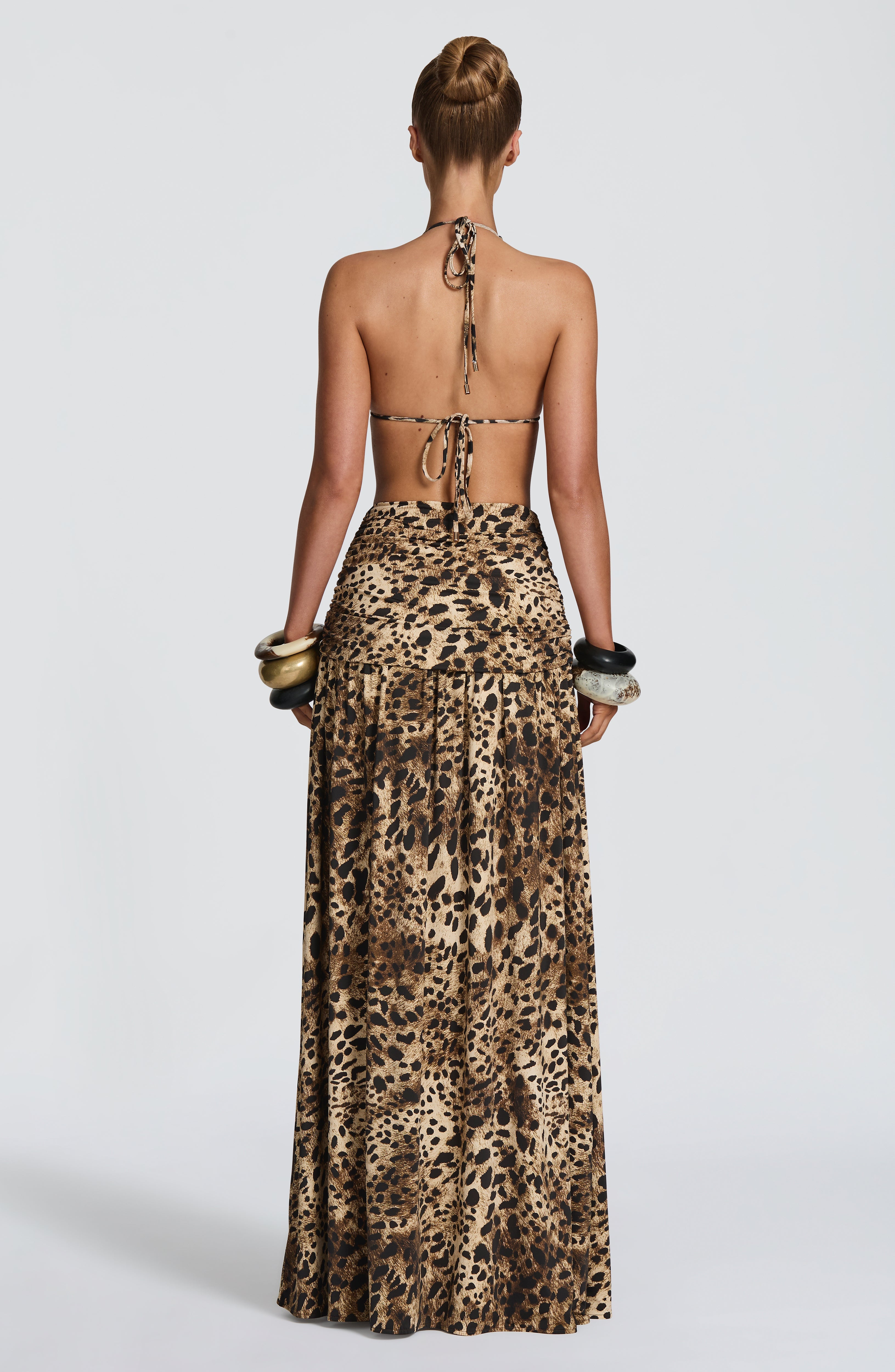 Madara Maxi Skirt - Leopard Print