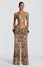 Soleil Pants - Leopard Print