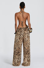 Soleil Pants - Leopard Print