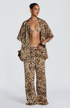 Soleil Shirt - Leopard Print