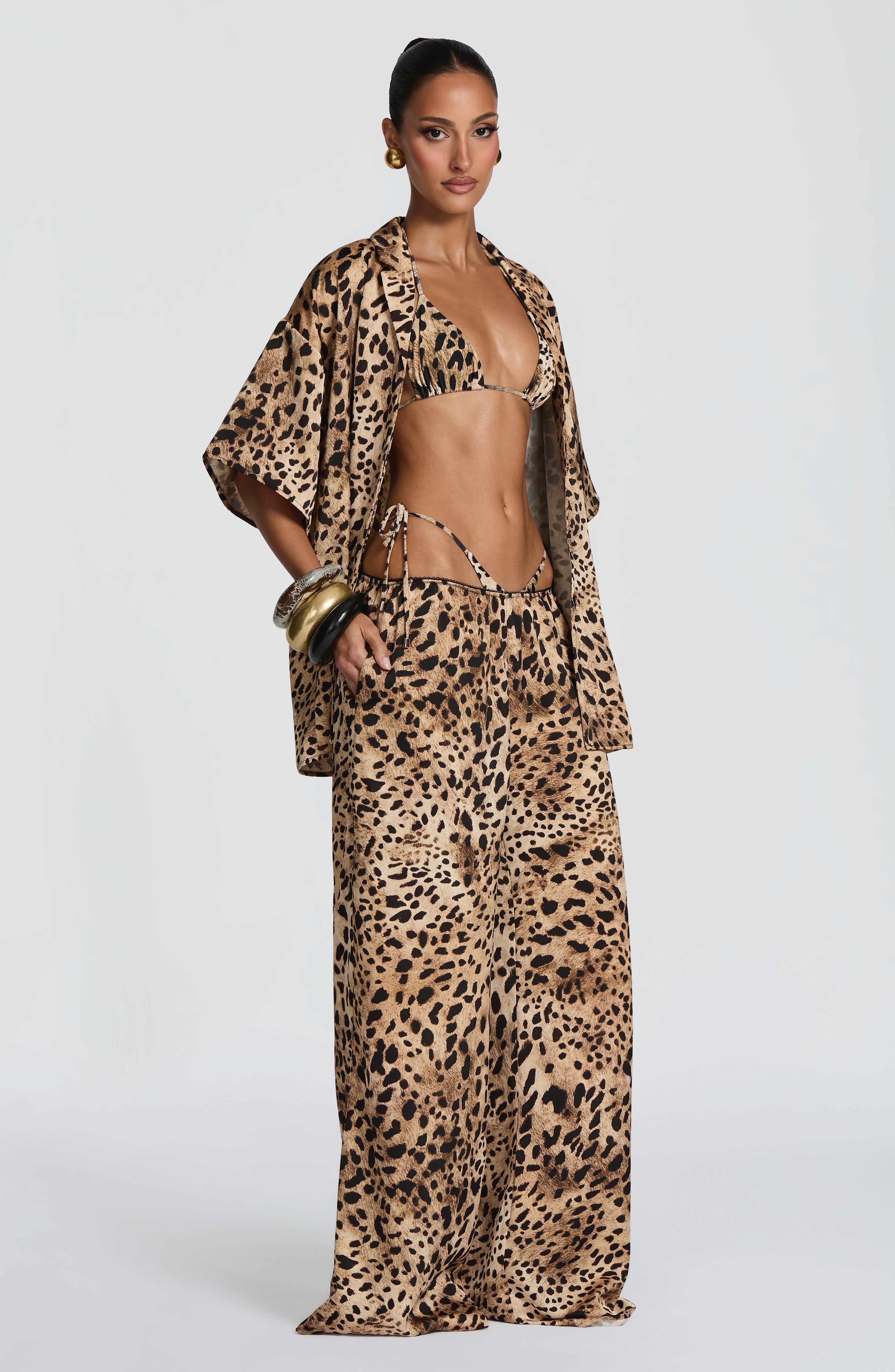 Soleil Pants - Leopard Print