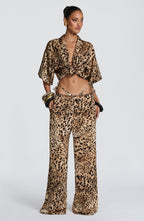 Soleil Pants - Leopard Print