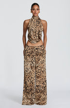 Soleil Pants - Leopard Print
