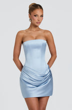 Ella Mini Dress - Glacier Blue
