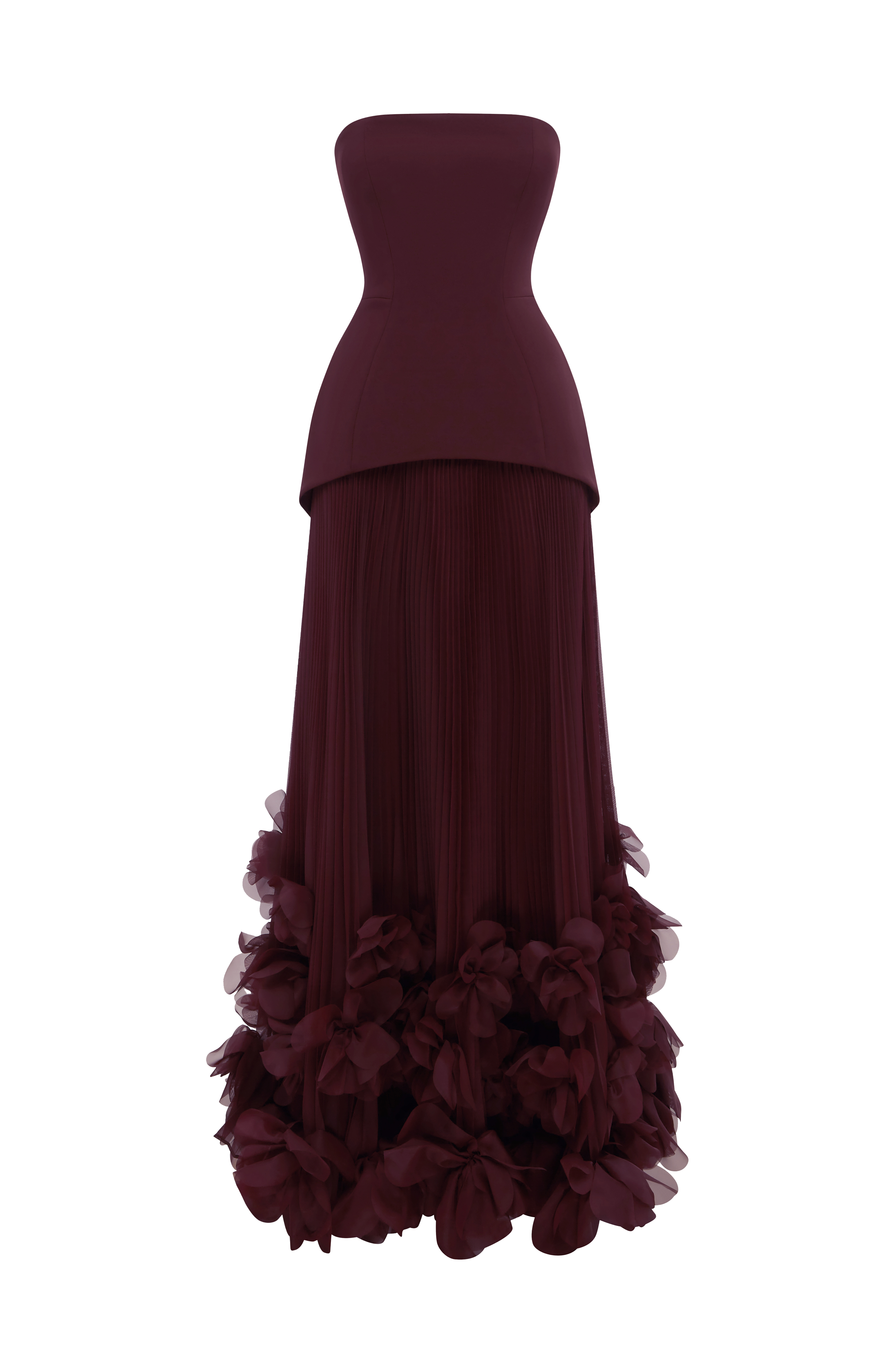 Seraphina Gown - Cherry Lacquer