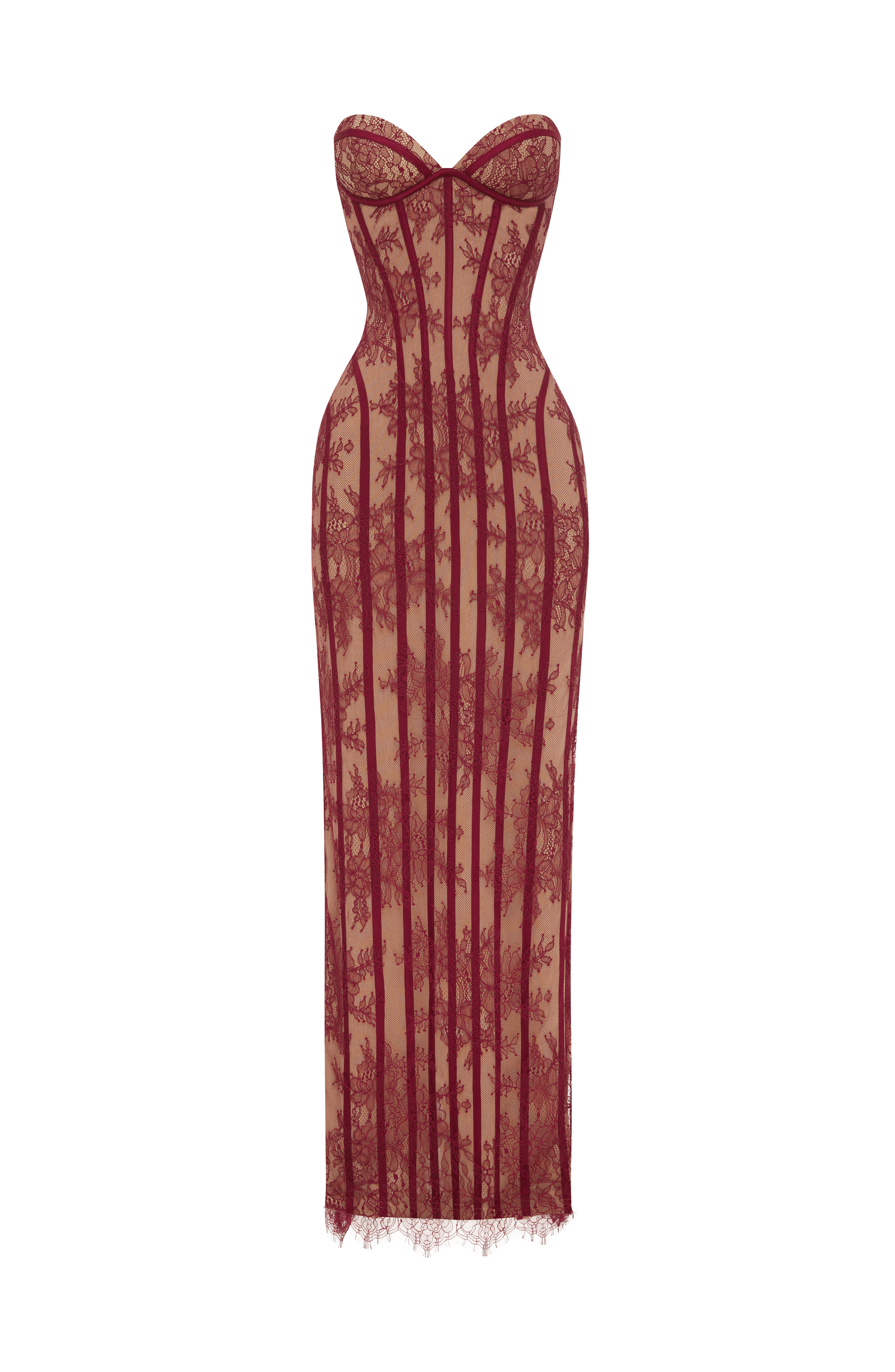 Sian Maxi Dress - Burgundy