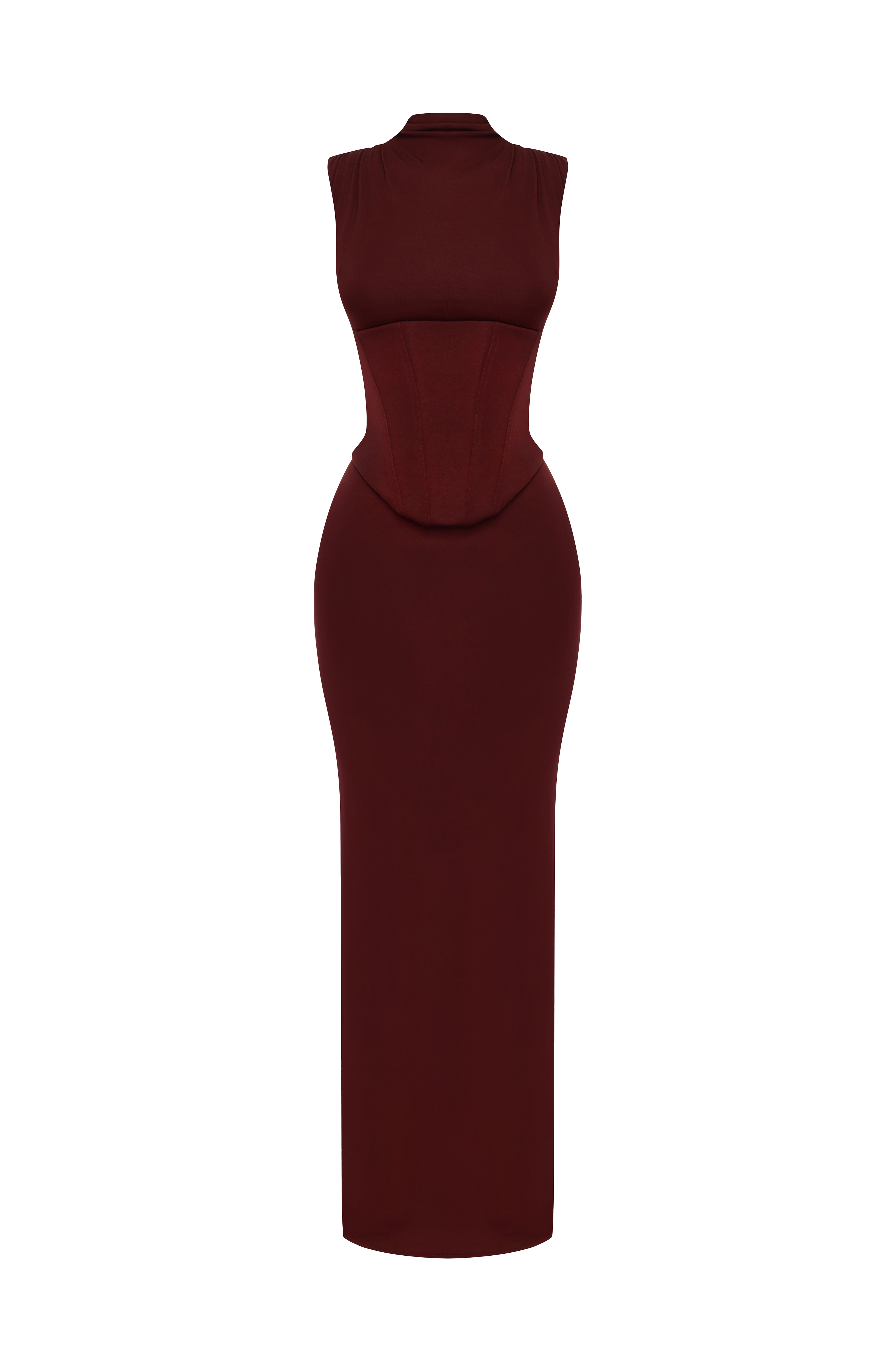 Soline Maxi Dress - Cherry Lacquer